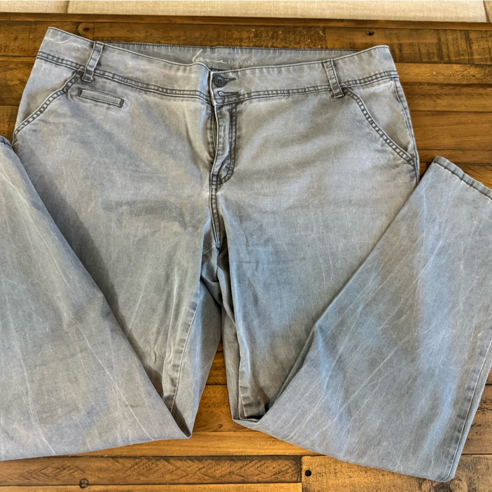 Lane Bryant Light Gray Pants